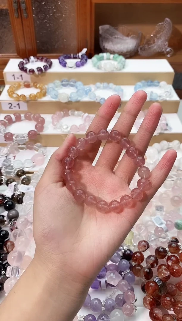 【闪购商品】水晶手串未镶嵌草莓晶手串