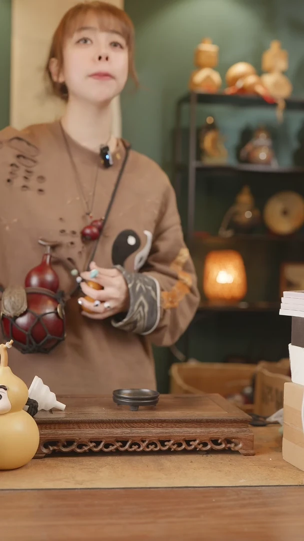 【闪购商品】321号精品天然大漆工艺防渗内胆酒葫芦~