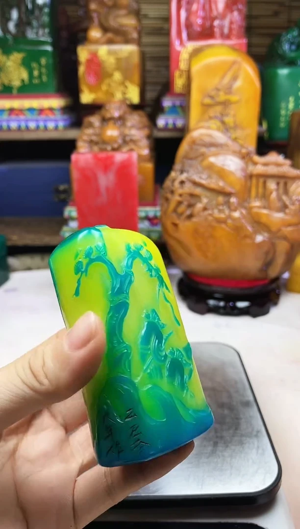 寿山石印石纯天然篆刻石料