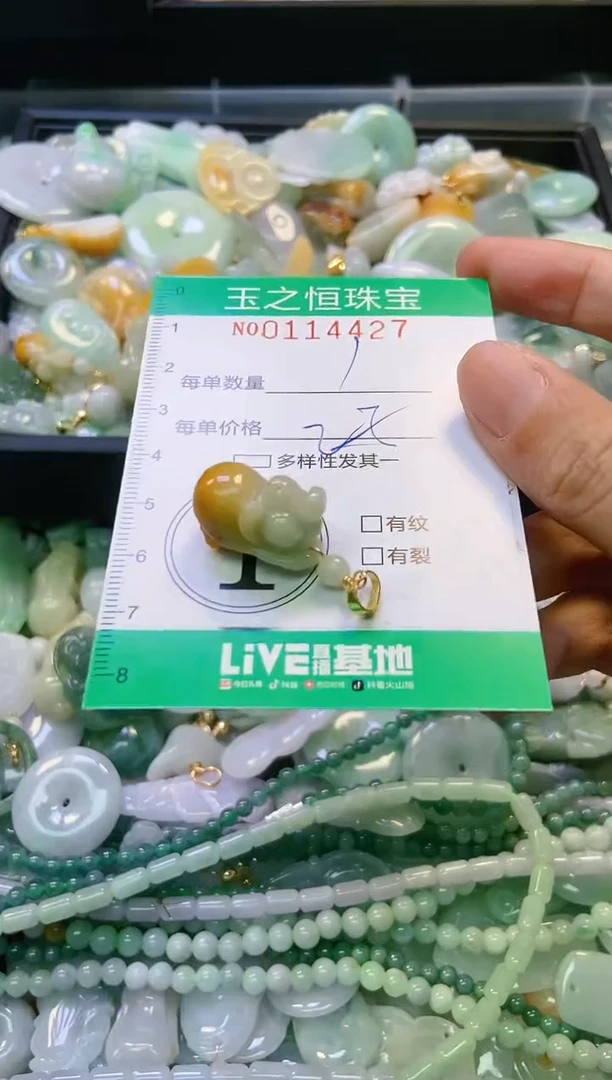 翡翠未镶嵌颈饰闪购0114427