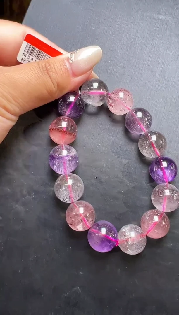 未镶嵌手串水晶超七手串14m+     M54192X