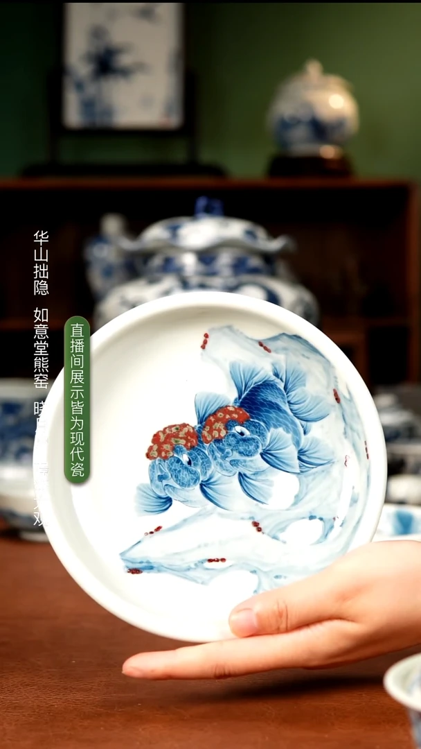 林月红 小泰狮金鱼壶承