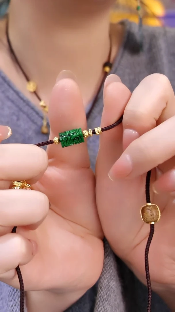 颈饰未镶嵌翡翠国风