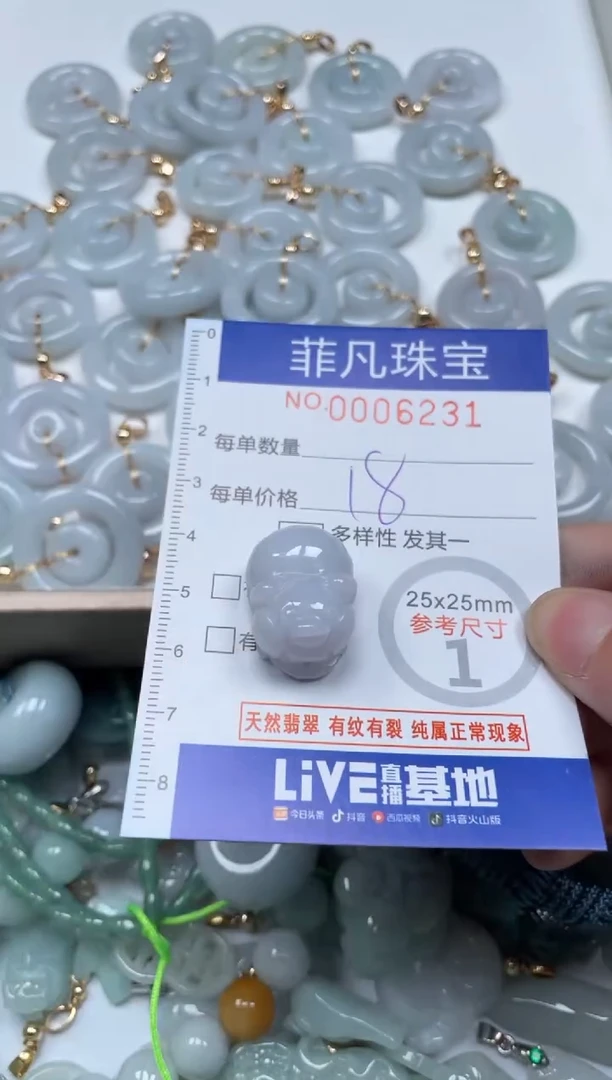 【闪购商品】翡翠颈饰未镶嵌00..5231