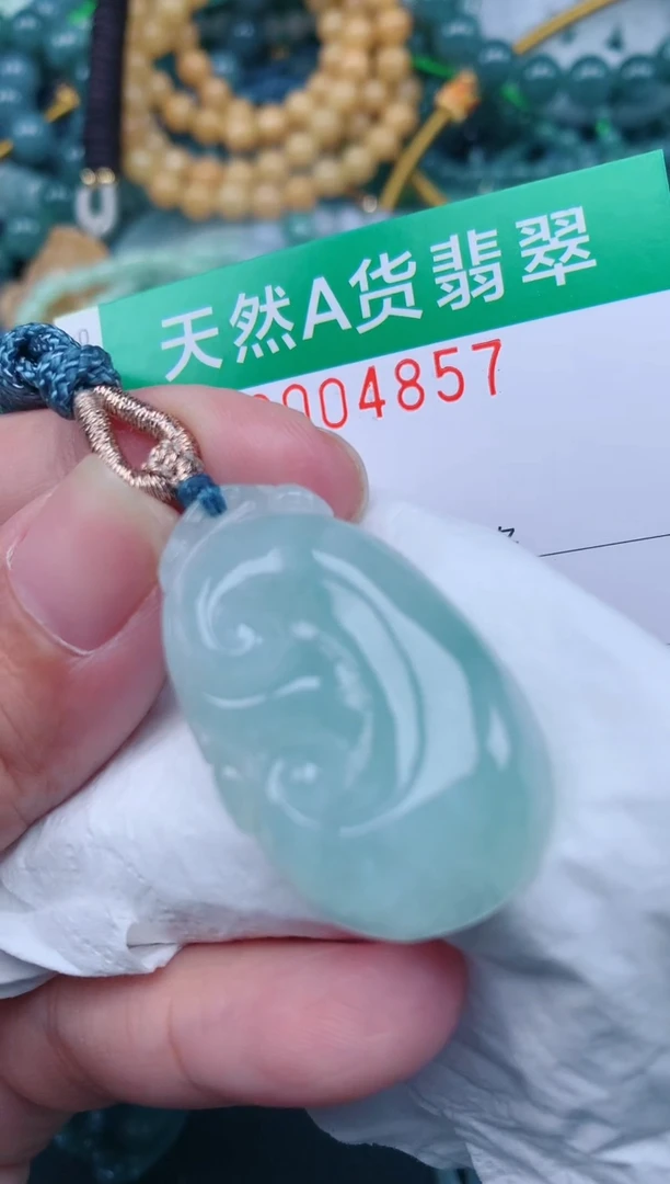 翡翠未镶嵌颈饰.0004857