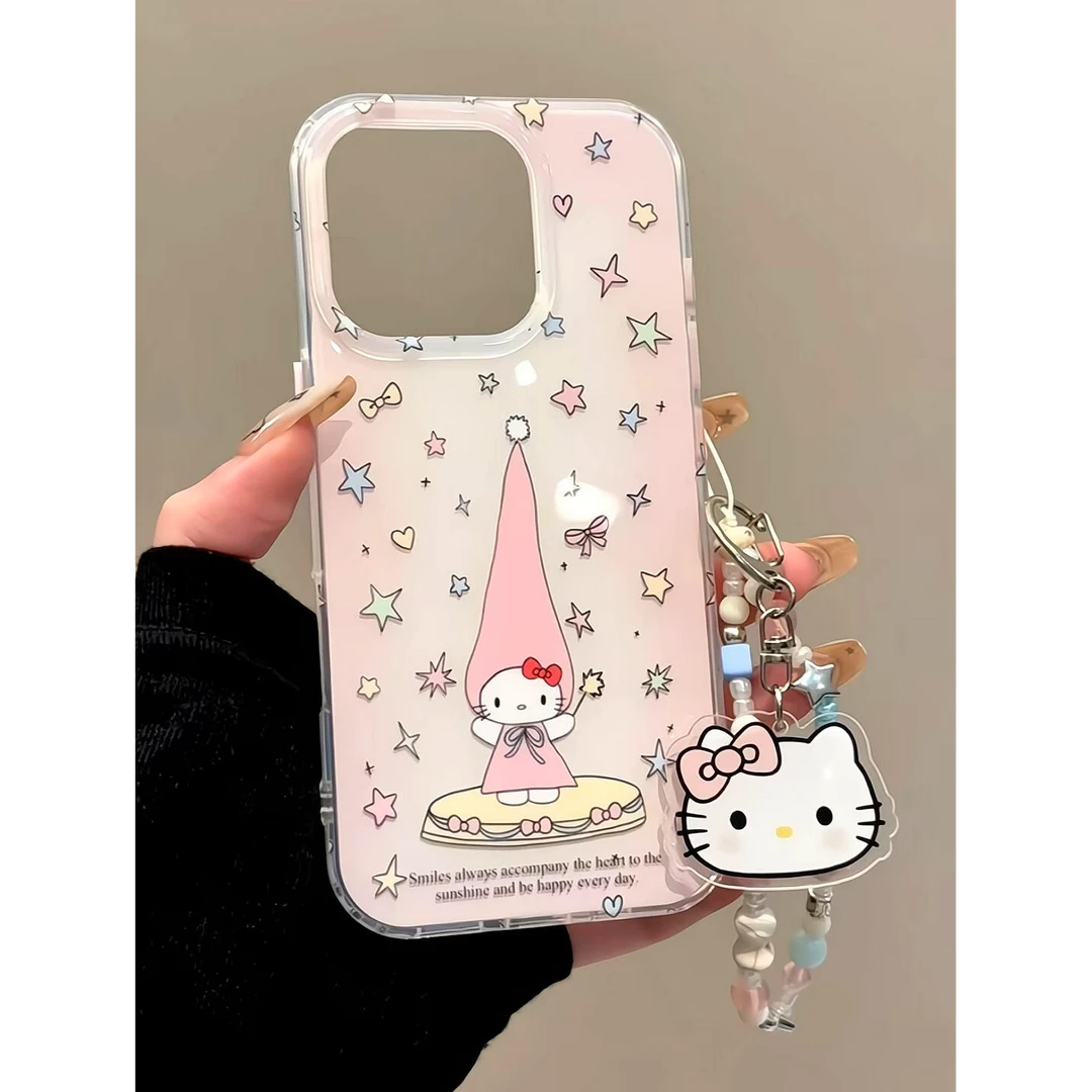 星星凯蒂猫适用苹果手机壳华为vivo小米荣耀oppo红米新款全包女壳