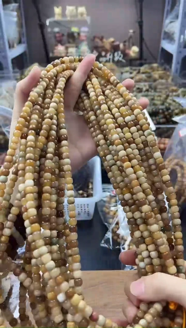 吊坠龙脊菩提【多样性】玉化龙脊桶珠6*7mm120颗