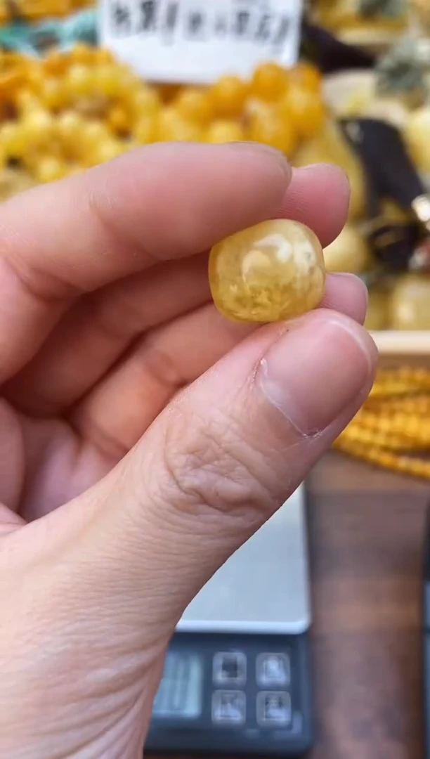 裸石琥珀未镶嵌天然琥珀蜜蜡
