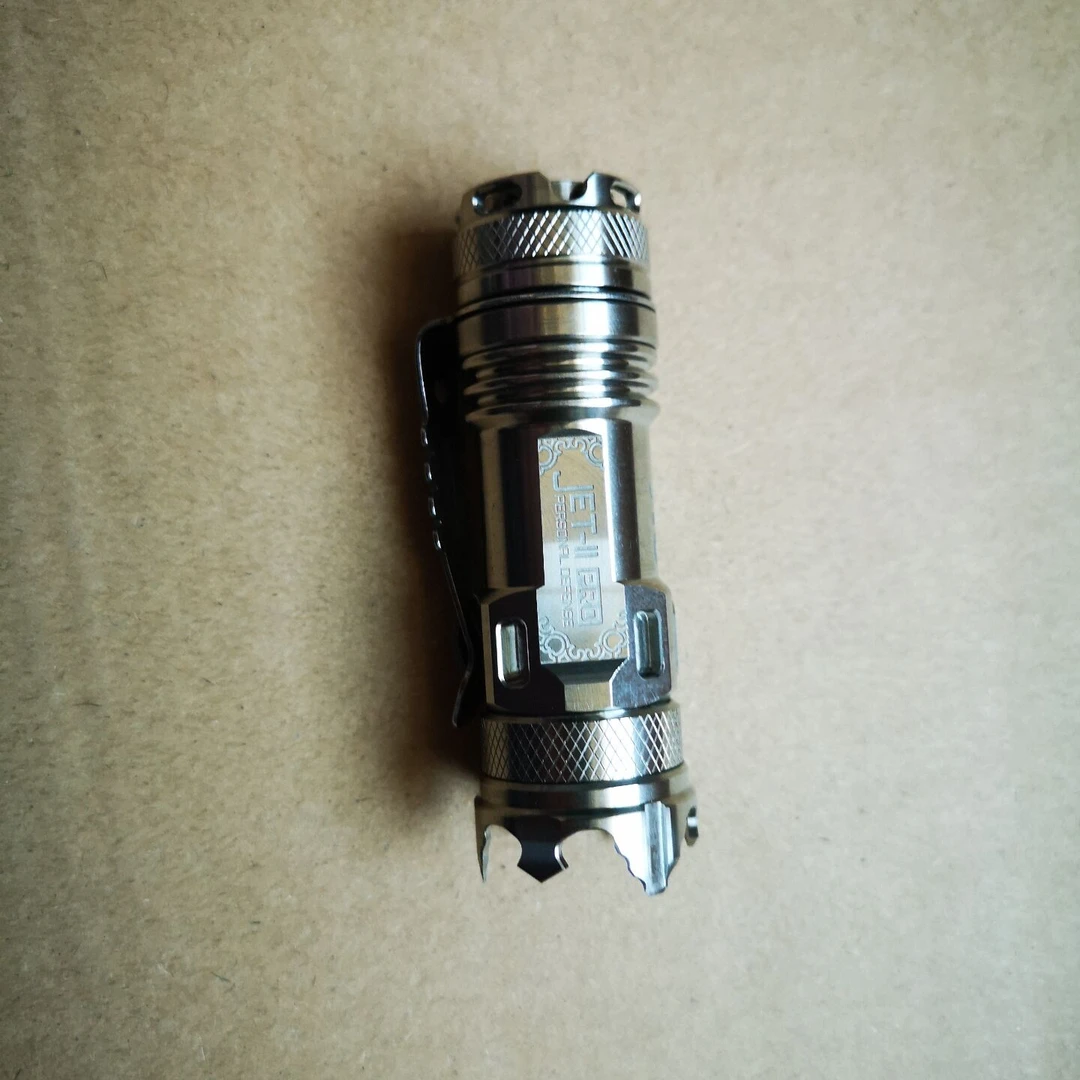JETBeam杰特明 II PRO钛版本色强光远射迷你户外手电筒