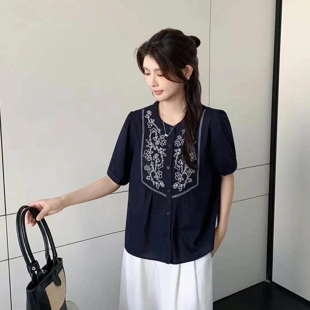 吉米赛欧 【裕裕专属】国风衬衣  9K2528518 洋气气质设计感