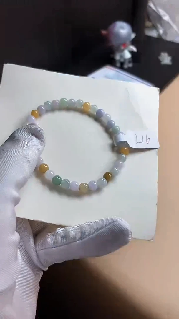 【闪购商品】翡翠手串未镶嵌天然A货翡翠手串L16