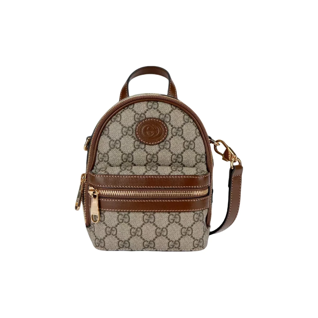 99新 GUCCI/古驰  安洁利严选双肩包/0017956