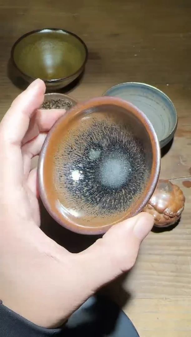 茶盏行云建盏收藏作品