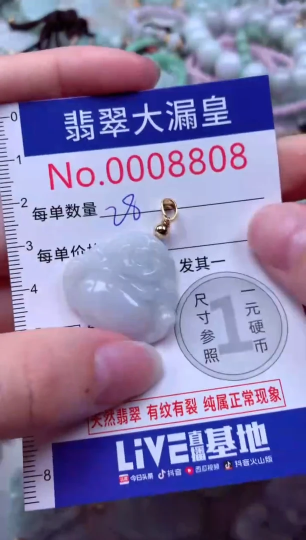 吊坠(不含链)未镶嵌翡翠8808