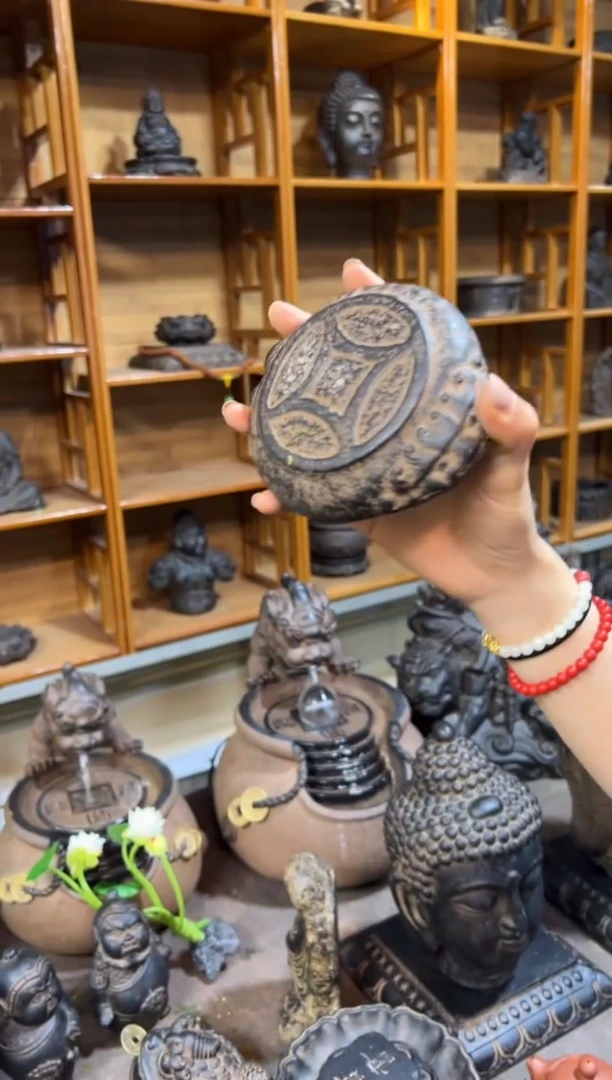 陶土【火山泥】金蟾小底座