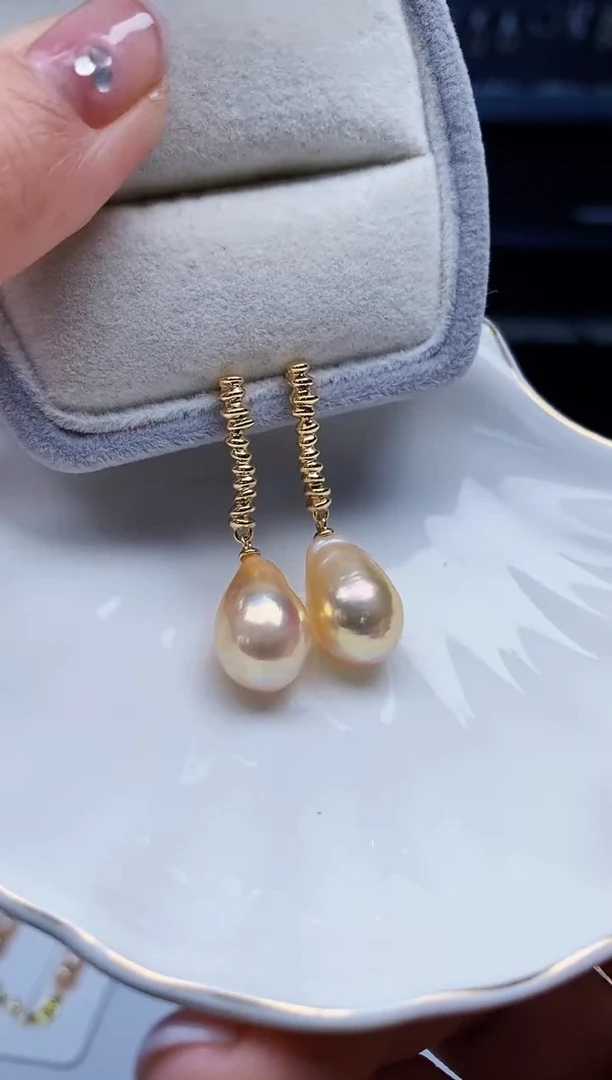 未镶嵌耳饰淡水珍珠淡水耳钉