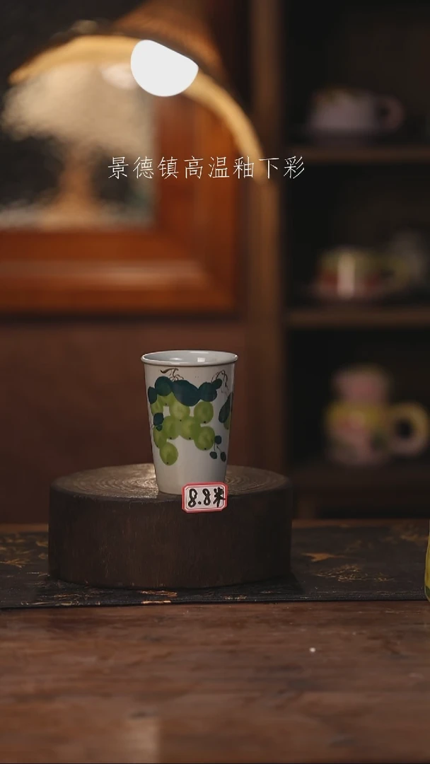 陶瓷景德镇高温釉下手绘陶瓷029