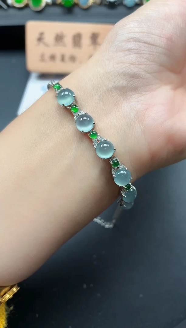 银S925镶嵌戒指翡翠111111