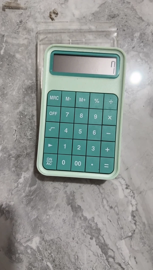 外单绿色计算器1个
