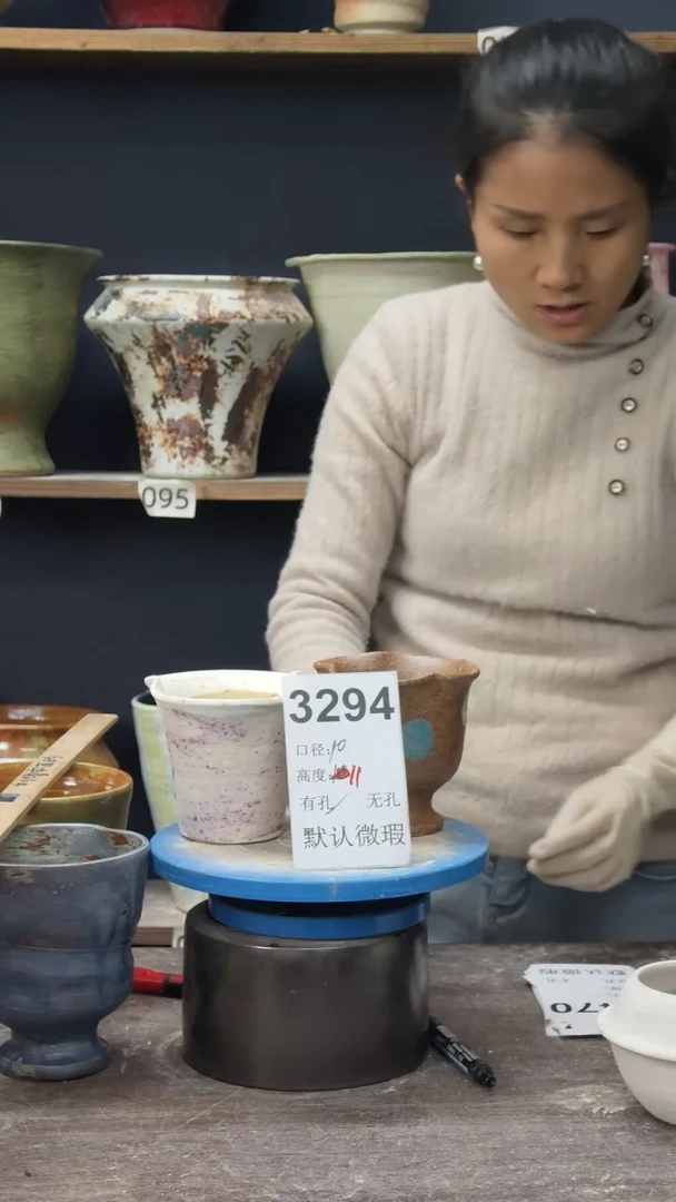 景德镇花盆默认微瑕3294