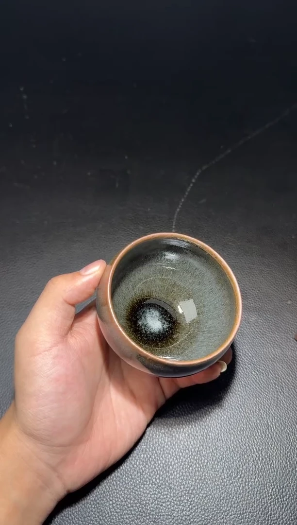 茶盏严柳忠柴烧盏132