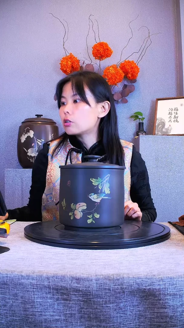 【闪购商品】建水全手工紫陶茶罐287