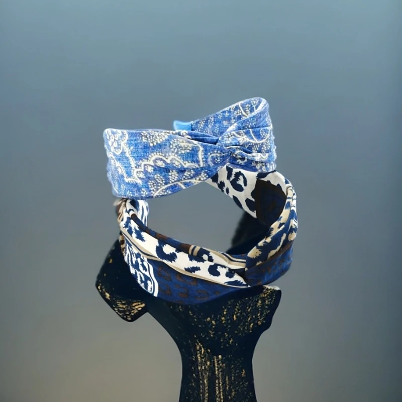 【东大门设计款】高定缎面丝绒韩系风设计款发箍F8012时尚网红个性