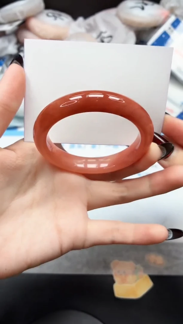 未镶嵌手镯石英质玉105/桃花53.4