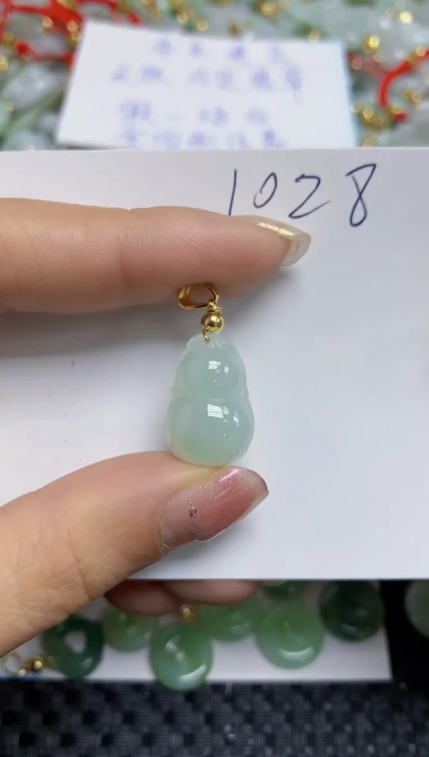 【闪购商品】翡翠颈饰合金天然A货翡翠