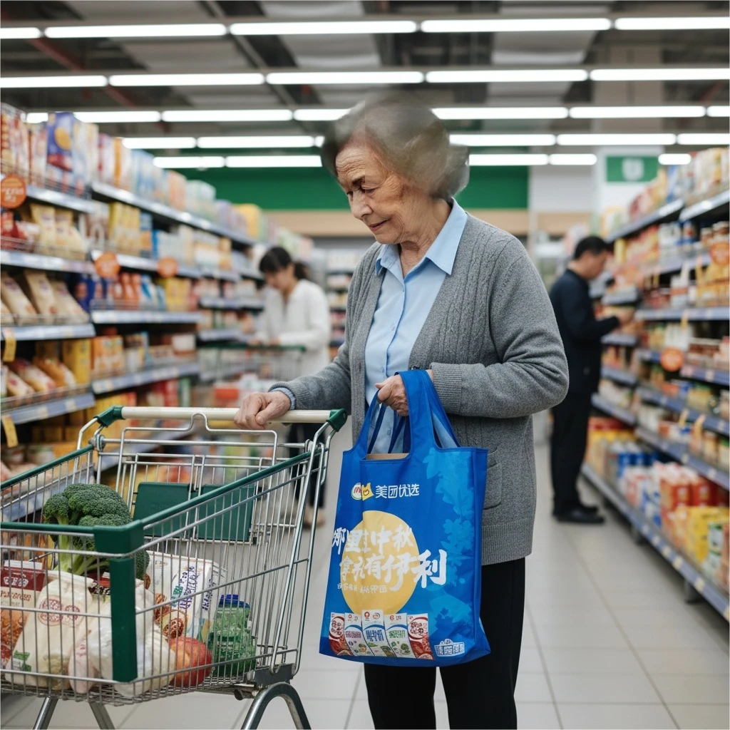 【发3只】阿团家买菜包 结实可折叠