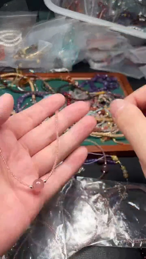 未镶嵌颈饰水晶多样性发货拍一发一