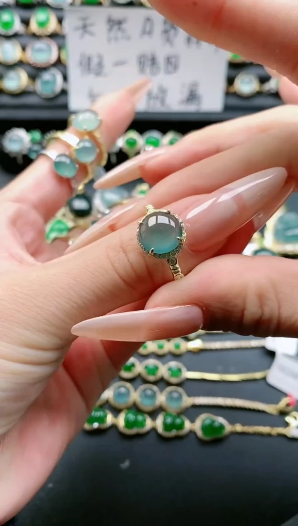 【闪购商品】翡翠戒指银S925镶嵌11111111