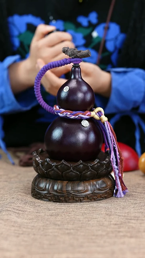 【闪购商品】50—光岳葫天然大漆酒葫芦不含莲花底座