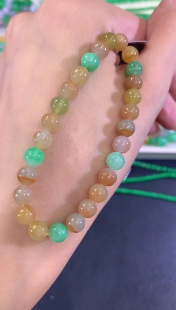 未镶嵌手串翡翠w140