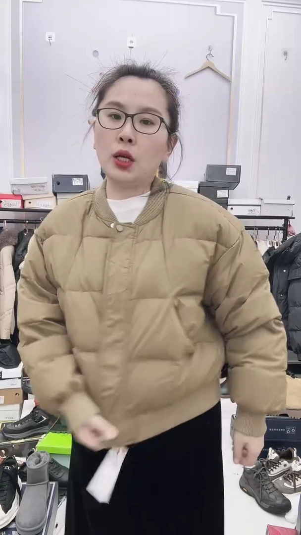 鸭绒服 女士加厚