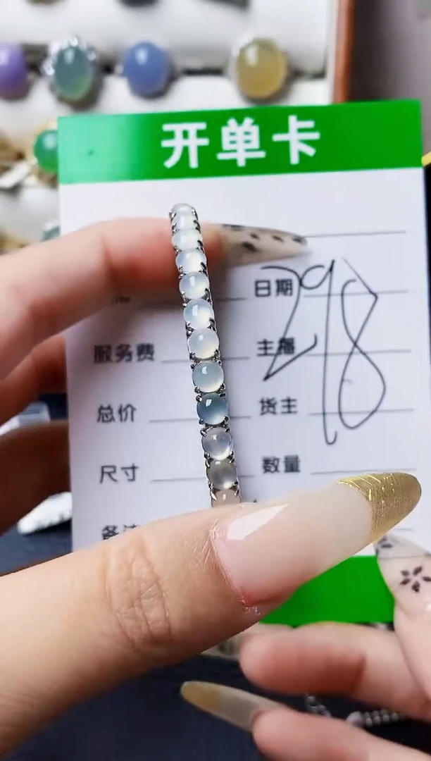 银S925镶嵌戒指翡翠1424