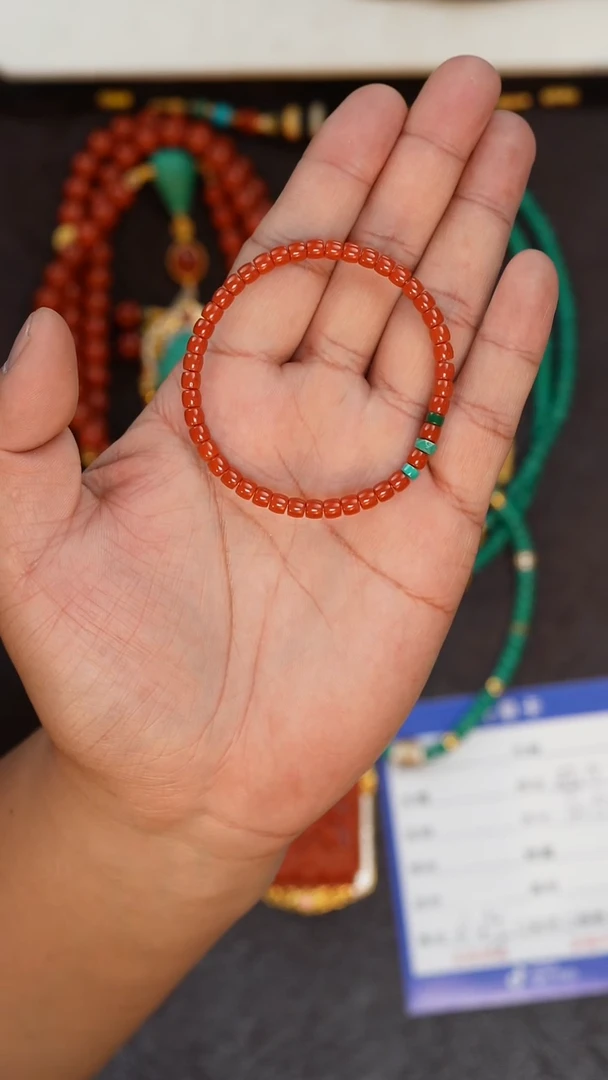 【闪购商品】南红玛瑙手串未镶嵌南红手串
