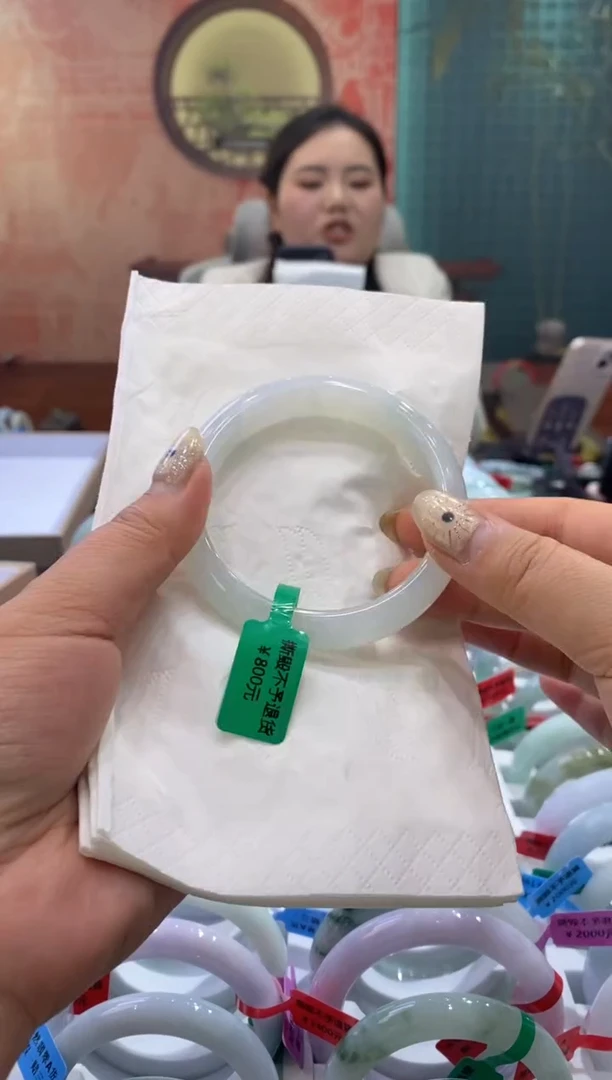 未镶嵌手镯翡翠不**呀多人00011785