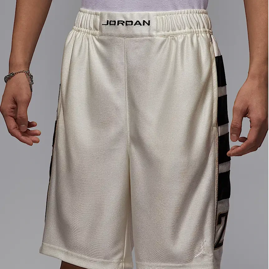 NIKE耐克Air Jordan Brooklyn男子白色休闲短裤 HV0561-133流光风