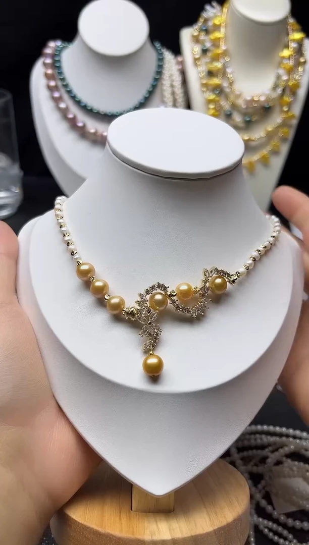 未镶嵌淡水珍珠耳饰多人