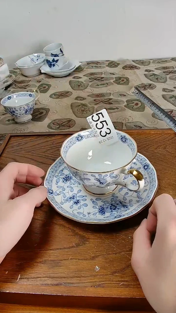瓷片叶*子小淼海外陶瓷工艺品