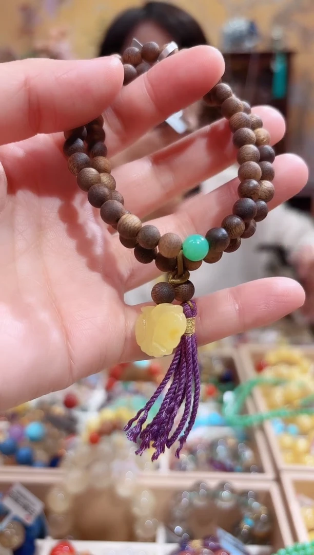 手串蜜蜡未镶嵌设计款珠串