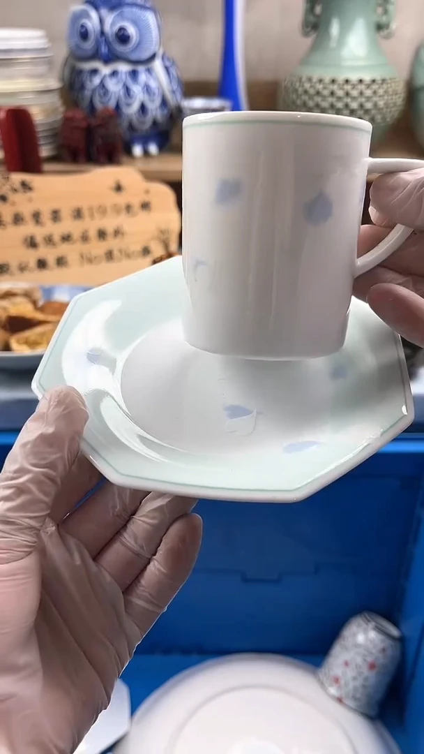 瓷片英歌瓷器满19.9包邮