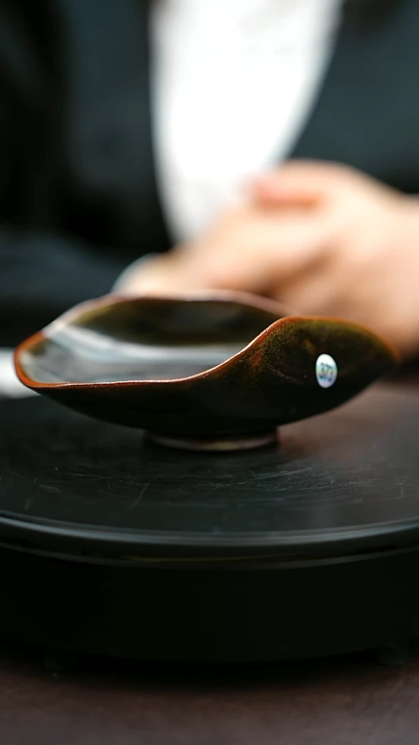 373#原矿钧瓷炉钧釉茶则