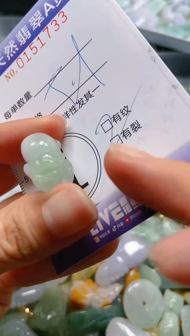 翡翠未镶嵌颈饰闪购0151733