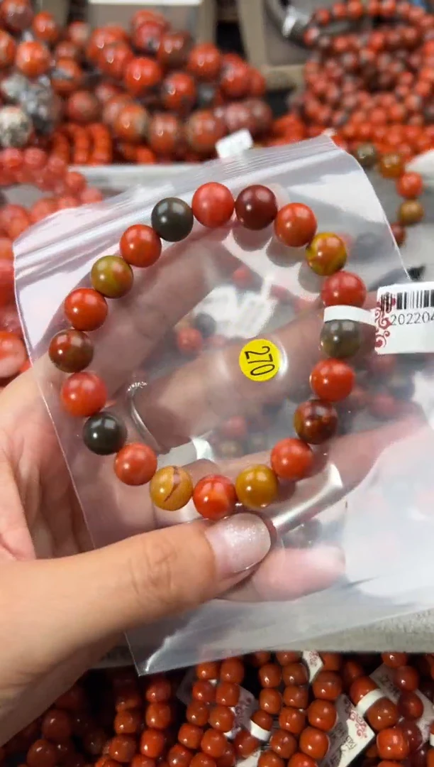 未镶嵌手串南红玛瑙10+