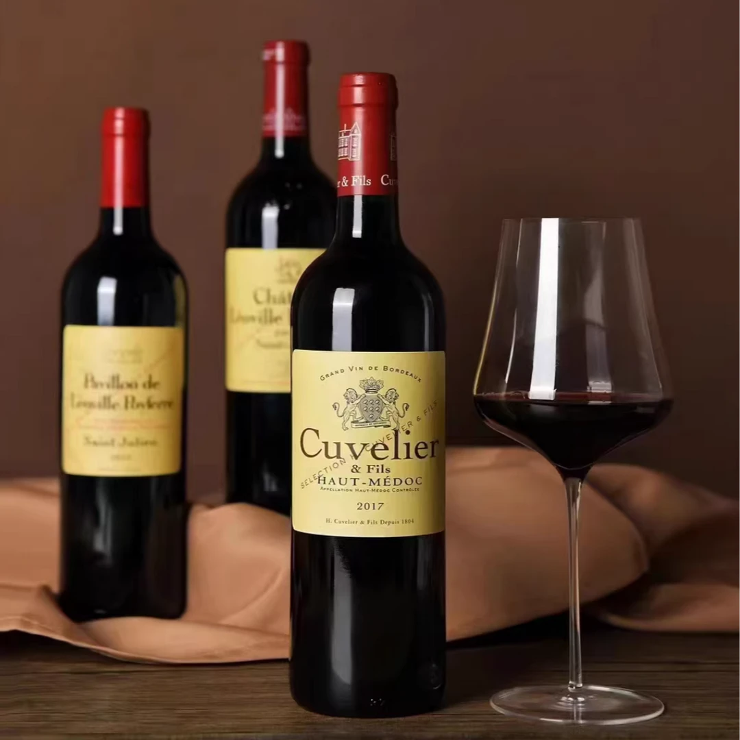 【原瓶进口】法国二级庄波菲三牌 波菲家族上梅多克干红葡萄酒2017