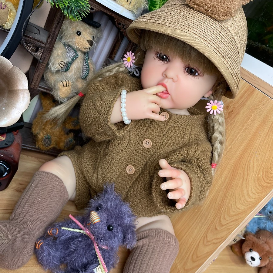 福利款小核桃仿真换装娃娃全胶可洗澡儿童陪伴娃娃生日礼物
