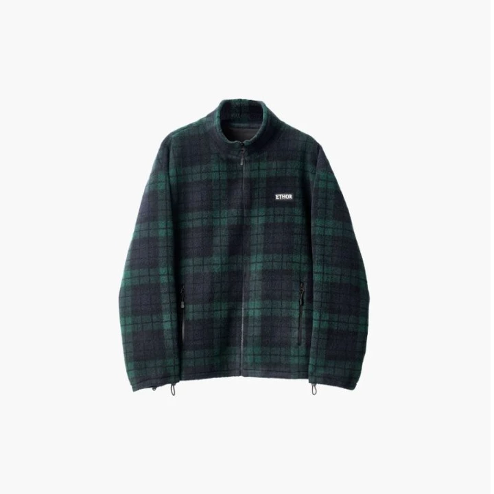 ETHOR 格纹拉链外套25年秋冬ERFW25-095J——3290