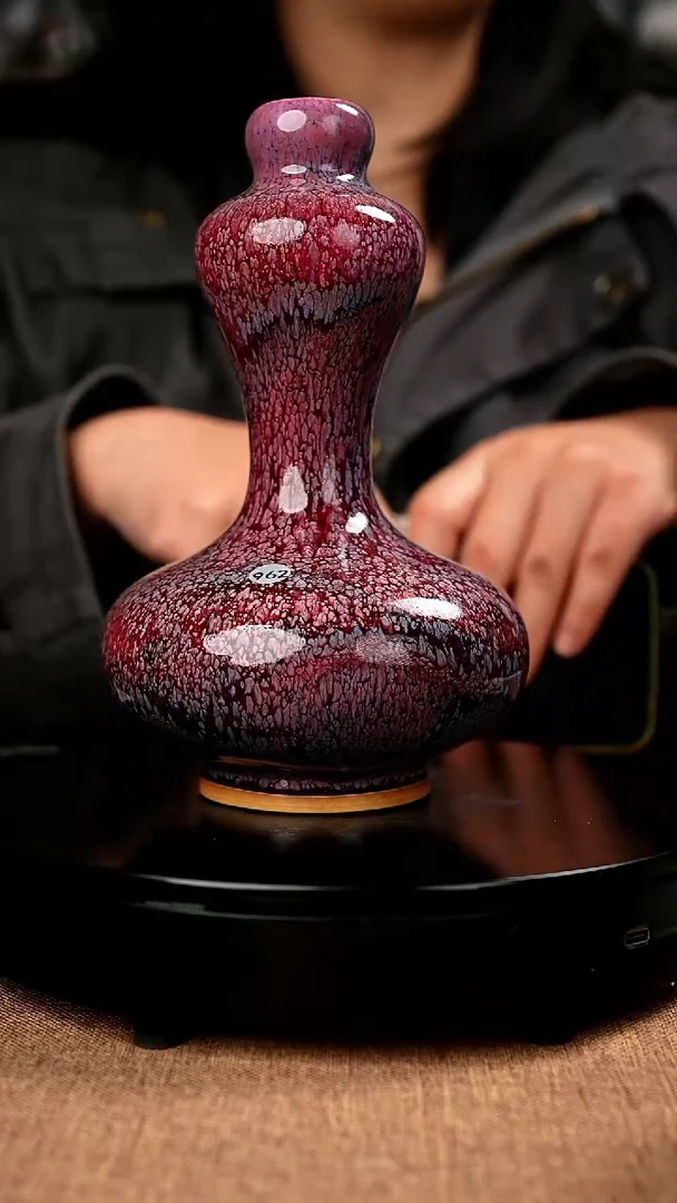 【闪购商品】962#国工一级品原矿钧瓷炉钧釉佛尊瓶